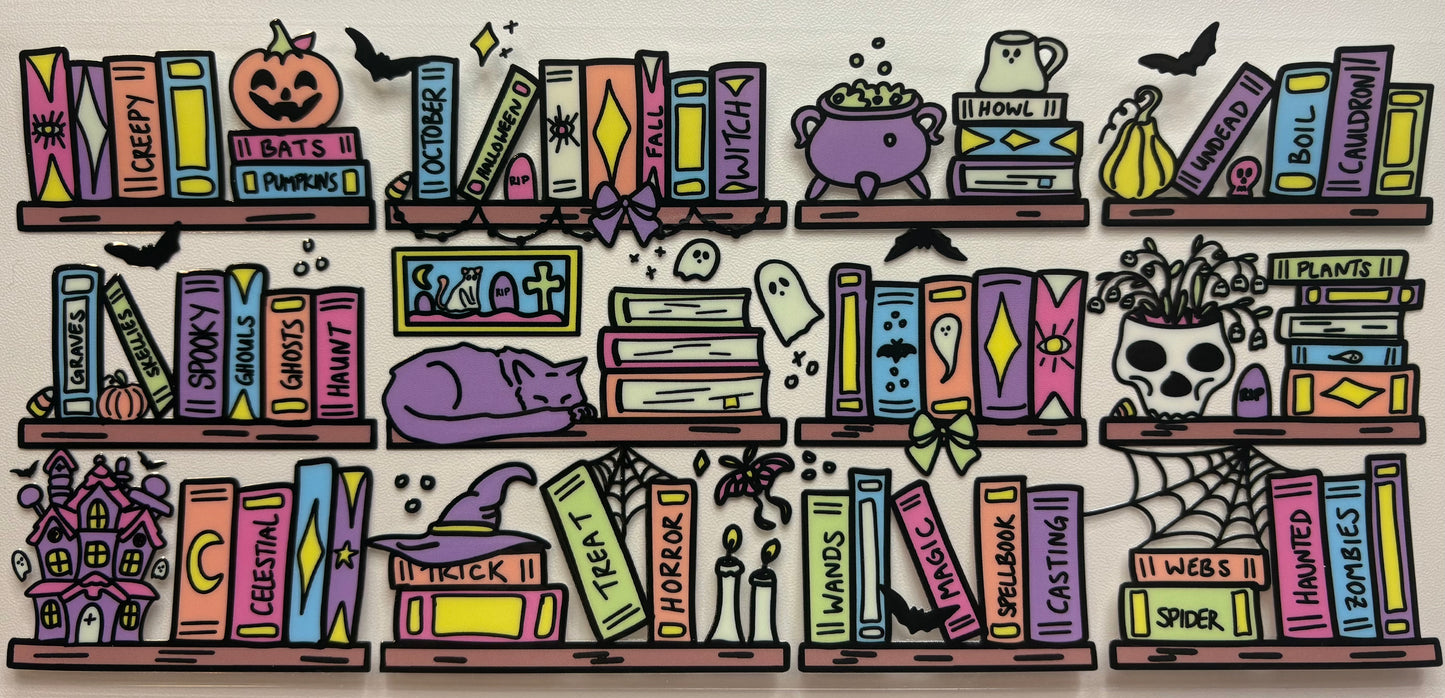 Spooky Bookshelf