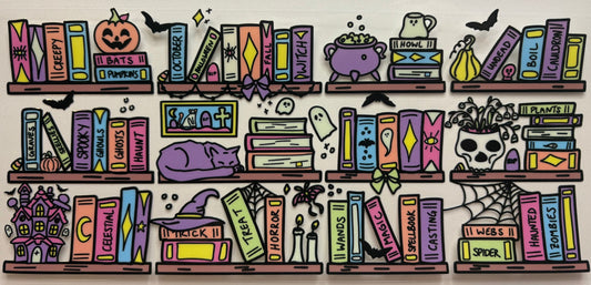 Spooky Bookshelf