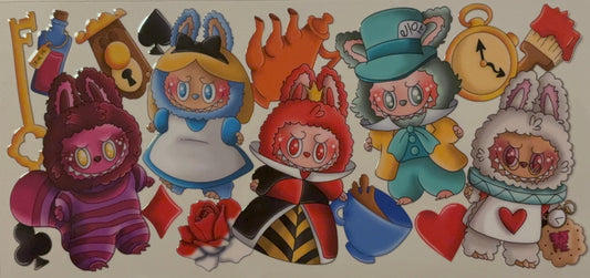 Alice In Wonderland Labubus