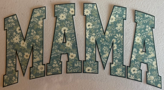 Green Floral Mama