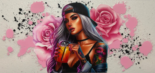 Pink Rose Girl