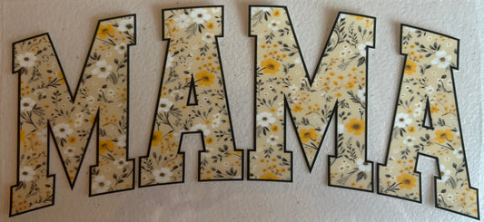 Yellow Floral Mama